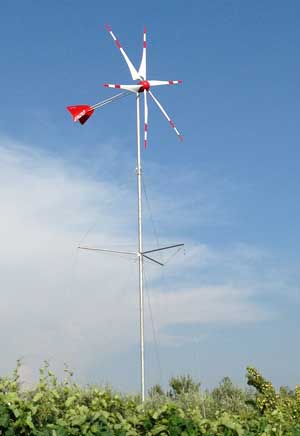 kleine Windanlagen mit 2kW, 3kW, 5kW Windräder, Windenergieanlage
